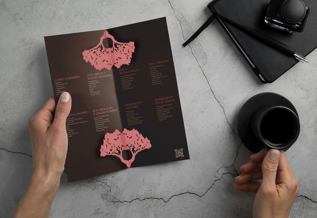 طراحی منو، بروشور و کارت ویزیت